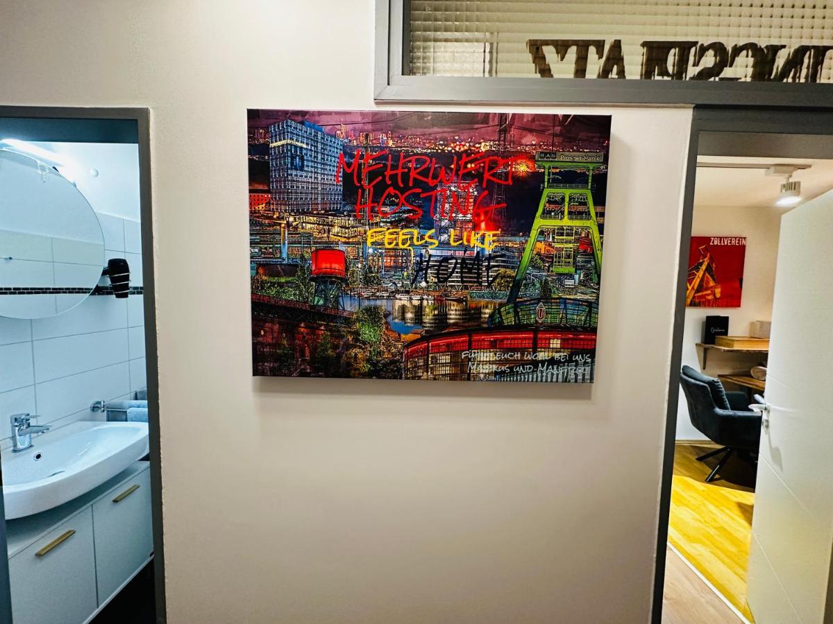 Stilvoll-Mit Balkon- Zentral - Netflix-Nespresso Lägenhet Essen Exteriör bild